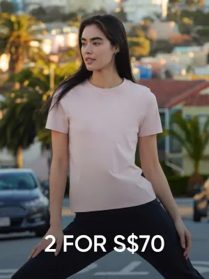 [2 FOR S$70] Airy Fit Standard Fit Short Sleeve