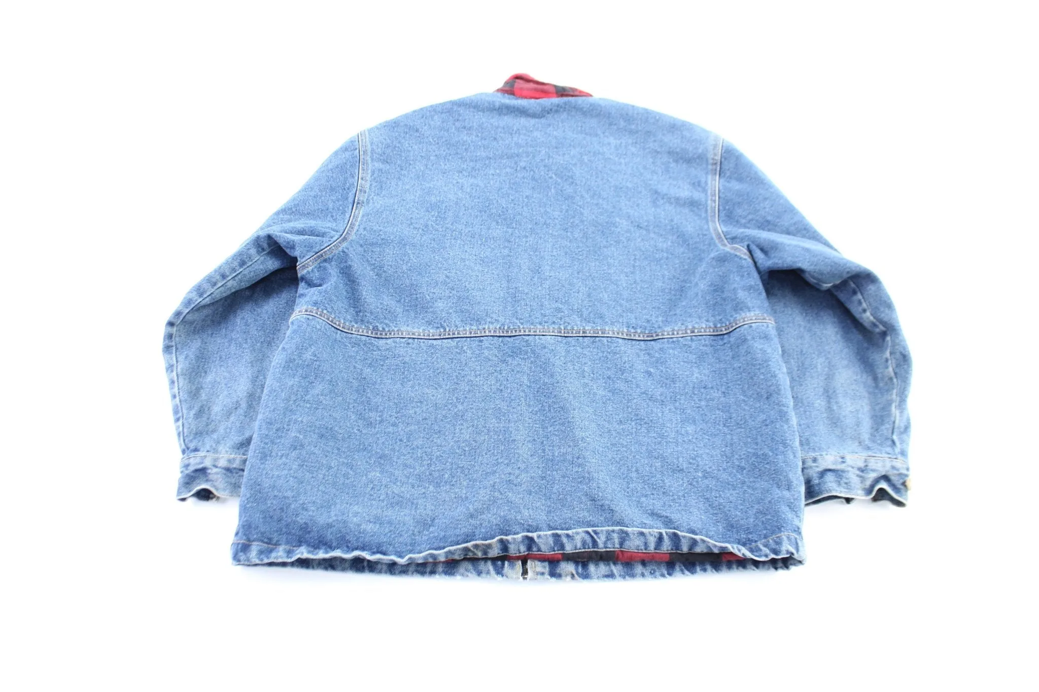 90's Medium Blue Wash Lined Jacket
