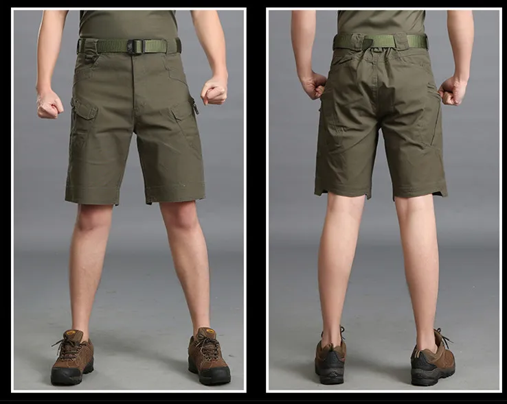 Archon IX7 tactical special shorts Men's outdoor casual overalls men's summer five-pants Scratch-proof bag pants