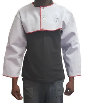 Chrome Leather Shoulder Yoke