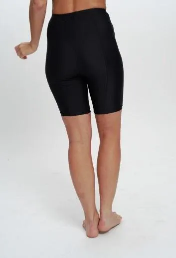 Diving Diva Black Swim Bike Shorts
