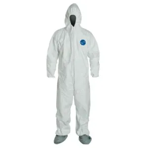 DuPont™ Tyvek® 400 Coveralls with Attached Hood and Boots, White, 2X-Large, TY125SWH2X0025VP