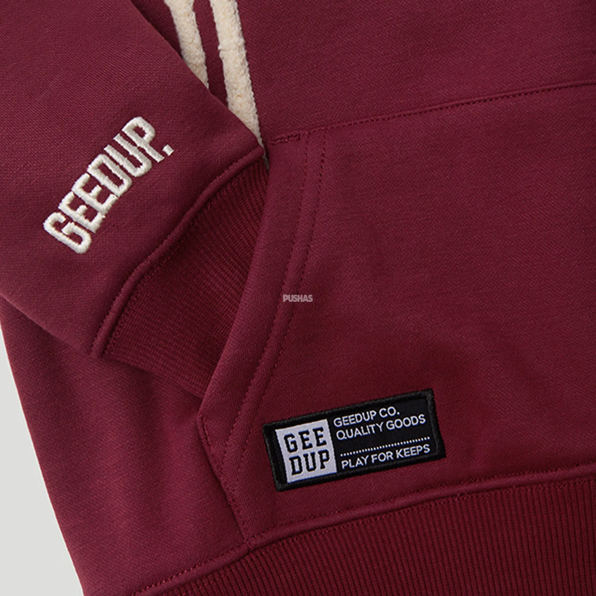 Geedup Handstyle Kids Tracksuit 'Maroon / Cream' (2024)