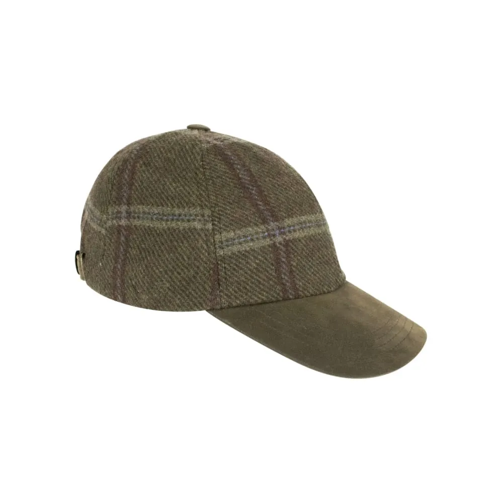 Hoggs Of Fife Musselburgh Ladies Tweed Baseball Cap