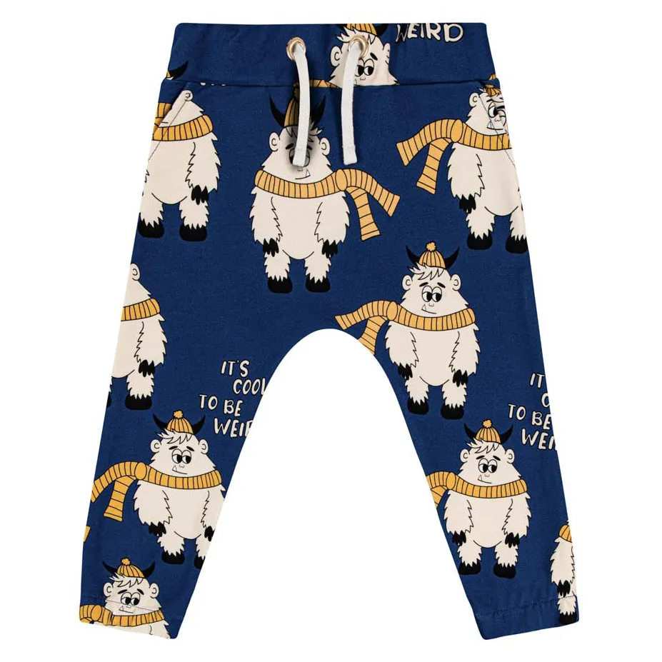Jogger pants- navy yeti: Size 1-2Y