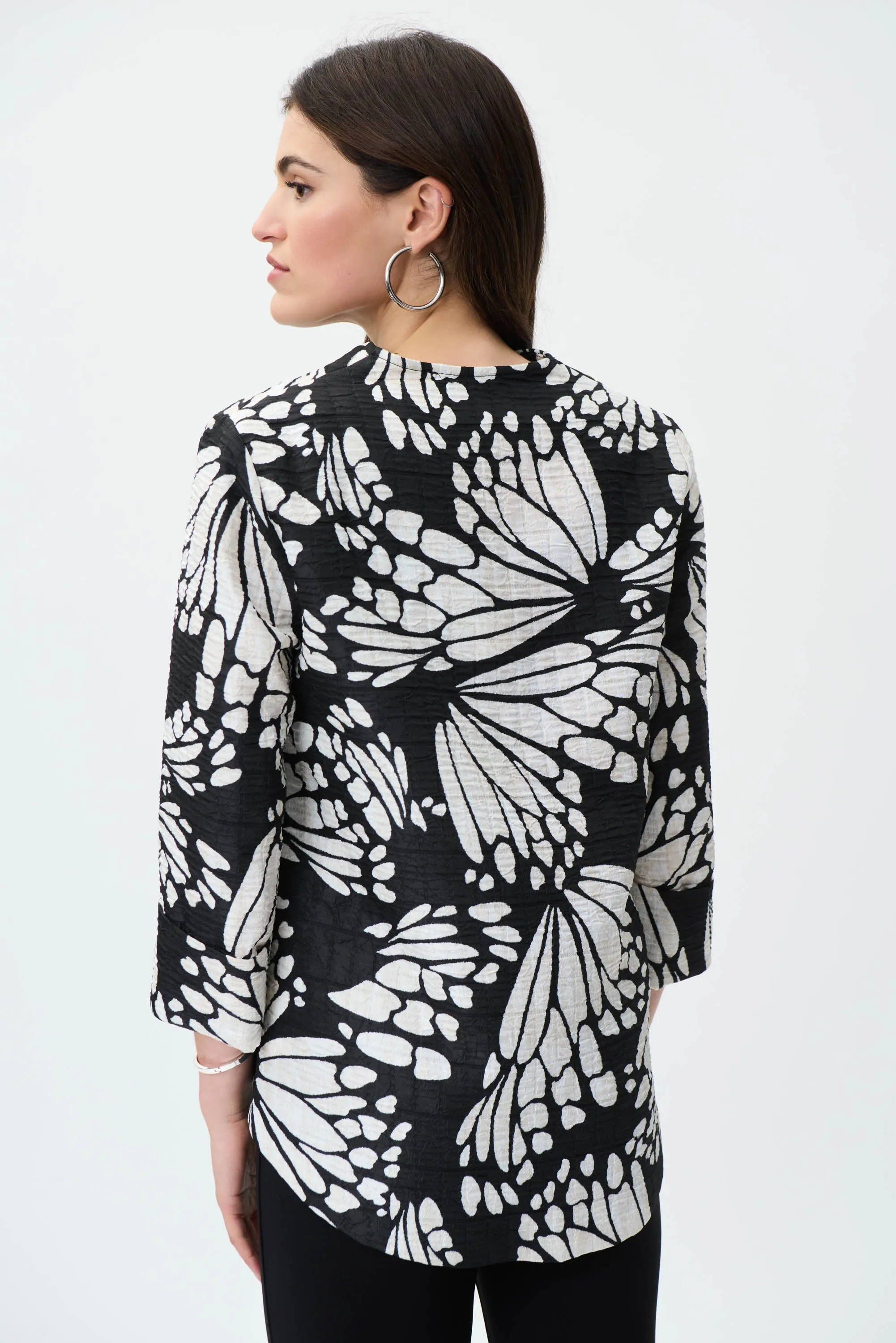 Joseph Ribkoff jacket 231257 Black/Beige/Cream