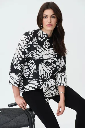 Joseph Ribkoff jacket 231257 Black/Beige/Cream