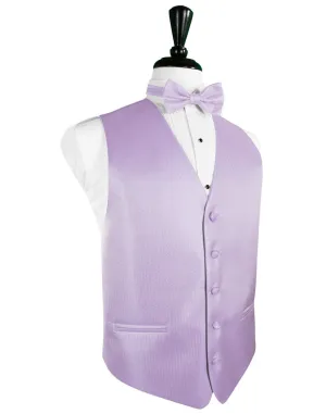 Lavender Herringbone Tuxedo Vest
