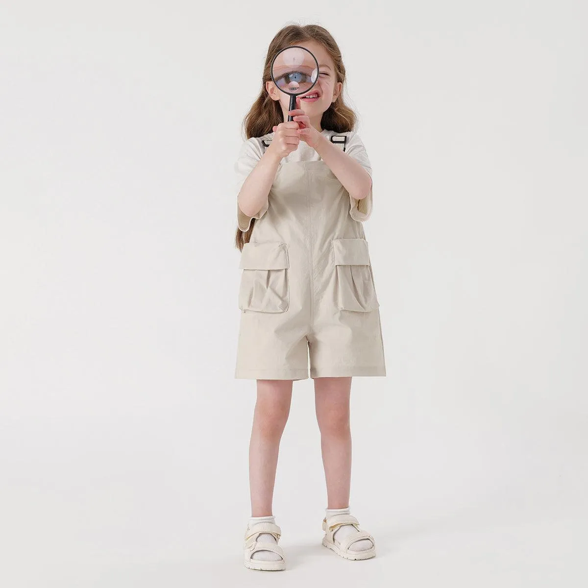 MARC & JANIE Girls Utility Overalls 240530