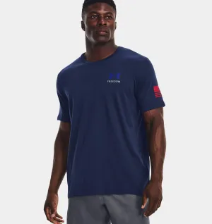 Men's Freedom Flag T-Shirt - Academy/Royal