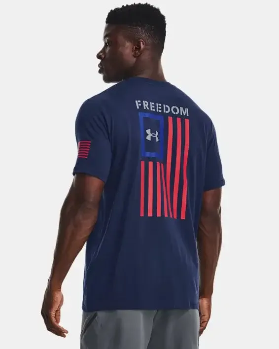 Men's Freedom Flag T-Shirt - Academy/Royal