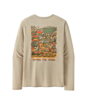 Men's Long-Sleeved Capilene Cool Daily Graphic Shirt - Lands