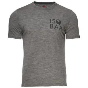Mens Merino 150 Logo Tee (Charcoal)