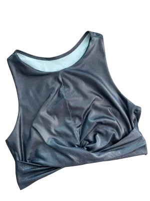 Metallic Nudo Crop Top