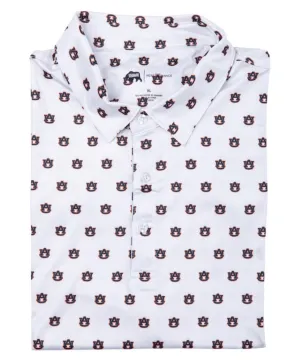 Onward Reserve - Auburn AU Printed Performance Polo