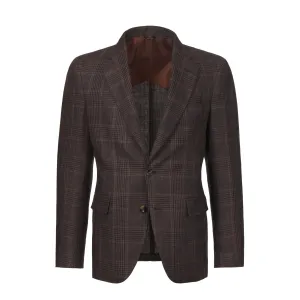 Rain System Handmade Unstructured Linen Blazer in Brown
