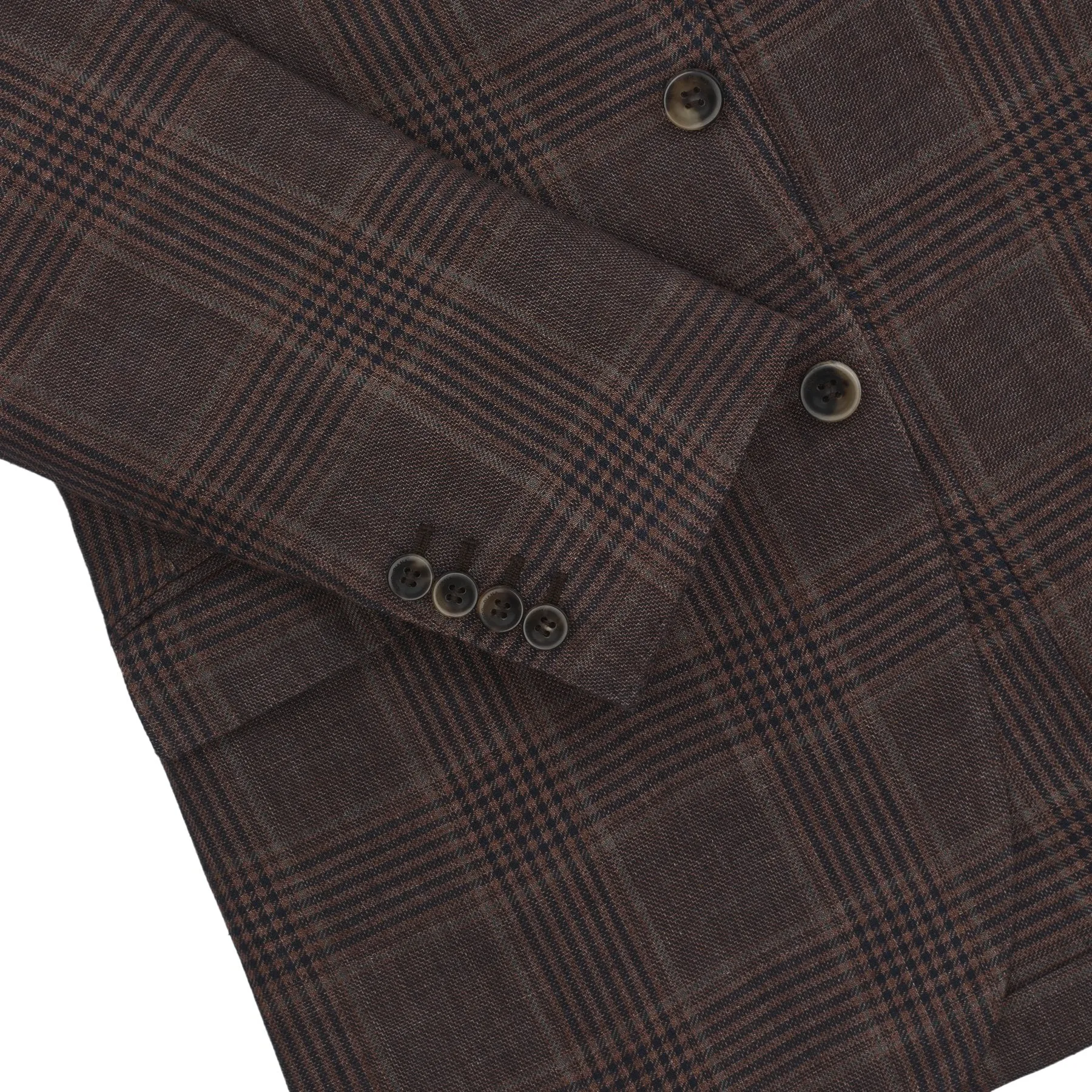 Rain System Handmade Unstructured Linen Blazer in Brown