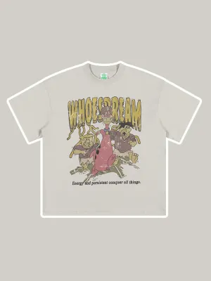 Retro Print Quick-Drying Kids T-Shirt