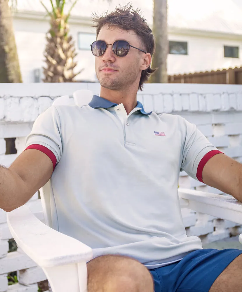 Southern Shirt Co - Retro Ribbed Cuff Polo