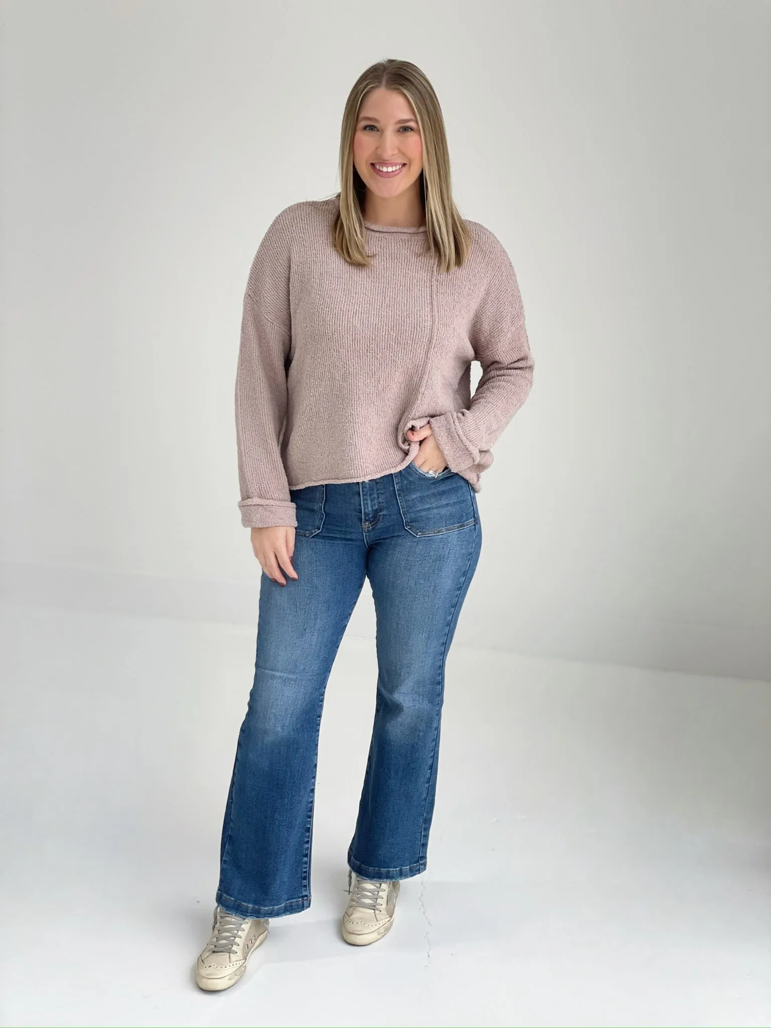 Taking Sides Sweater - Ash Mocha