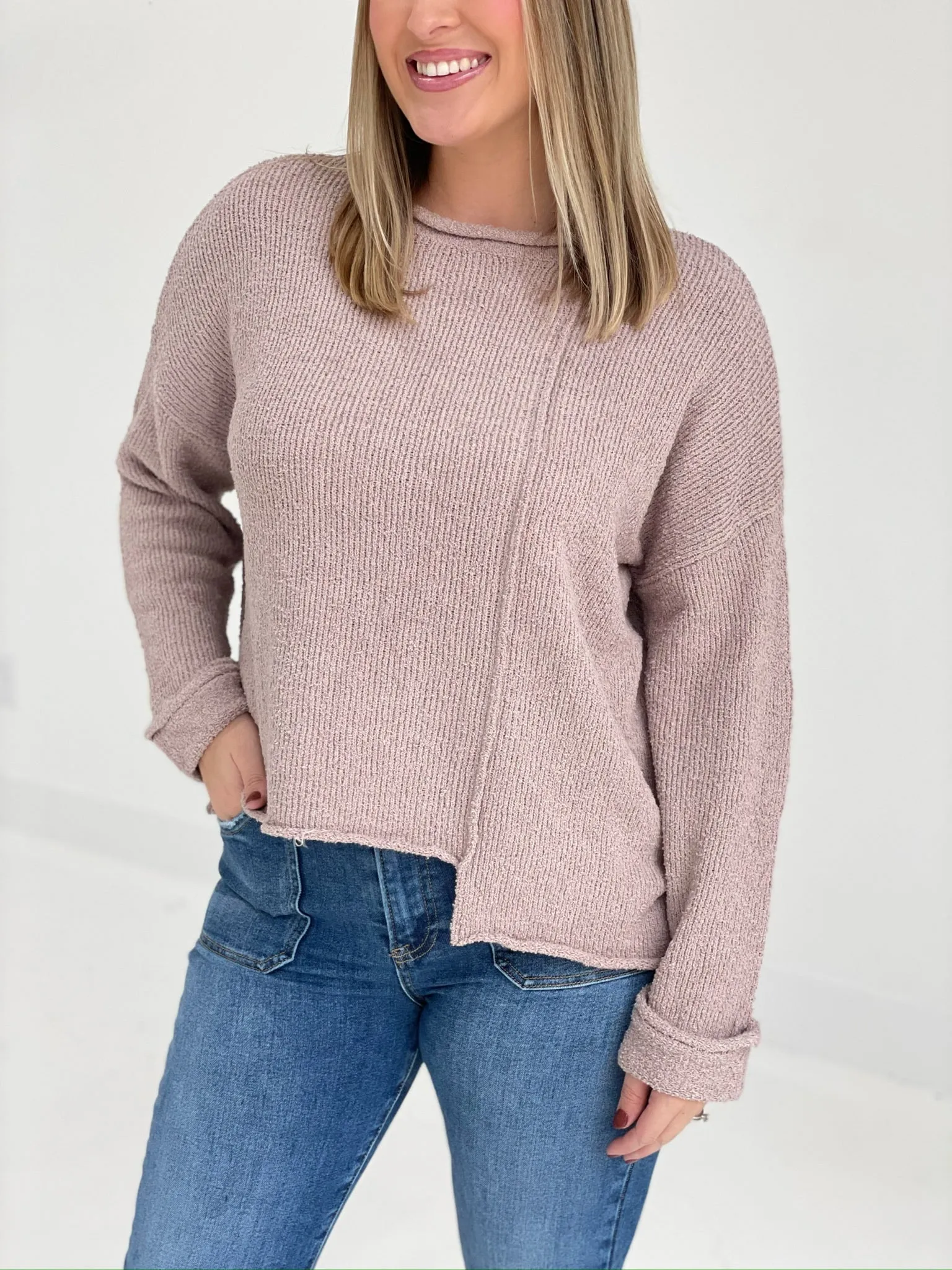 Taking Sides Sweater - Ash Mocha