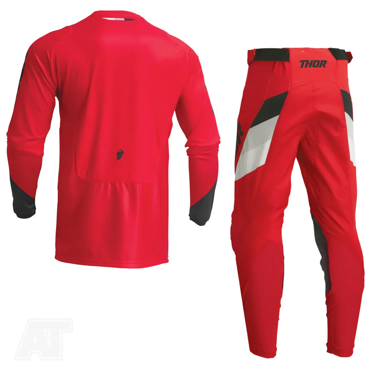 Thor Pulse Youth Tactic Red Kit Combo
