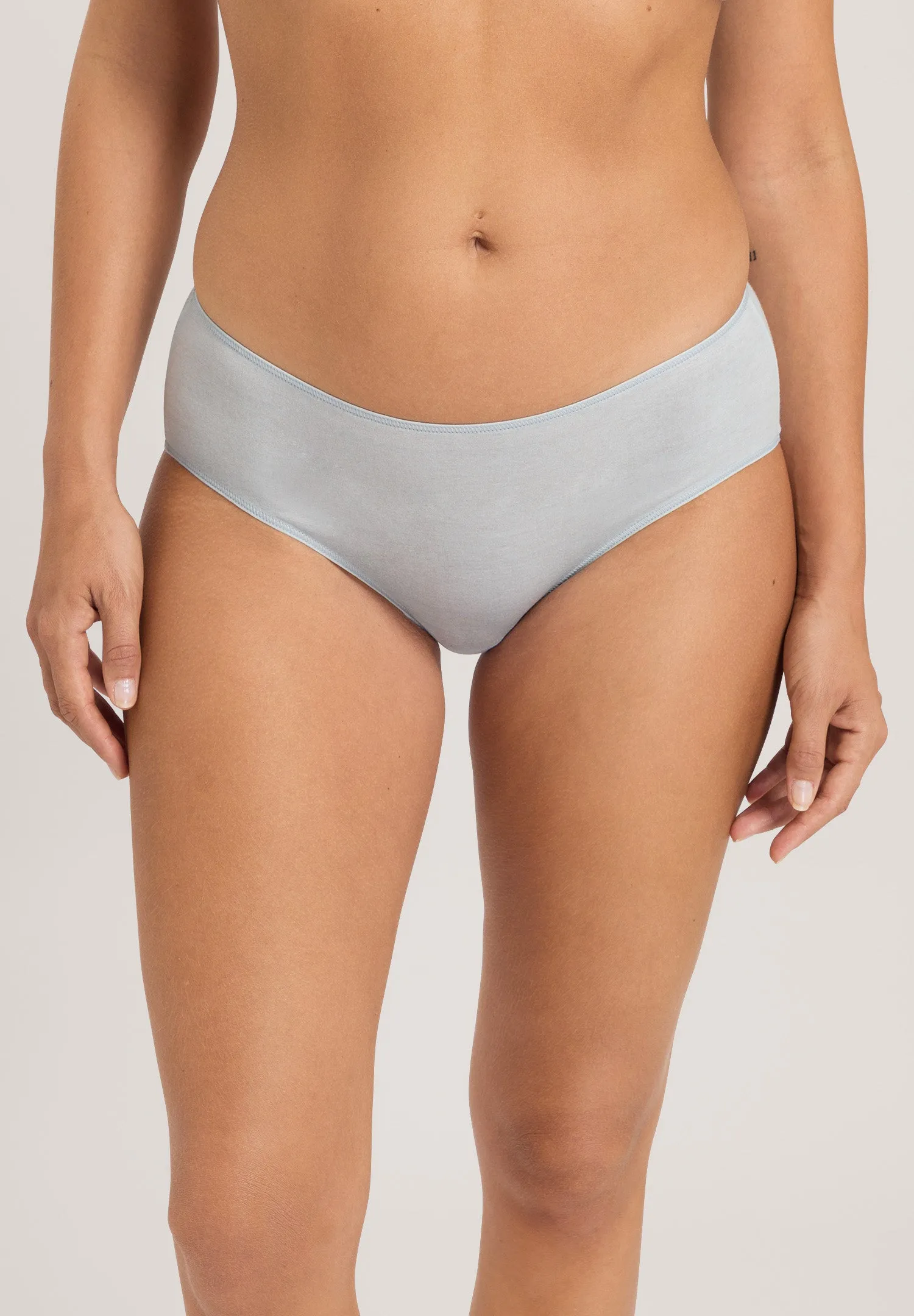 Ultralight Cotton Hi-Cut Brief | Whispering Blue 71819-2503