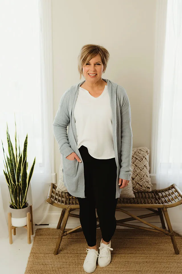 Waffle Knit Cardigan