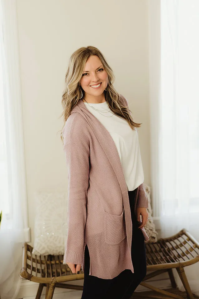 Waffle Knit Cardigan