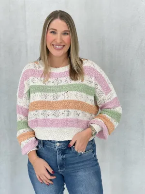 Winter Pastels Sweater Top