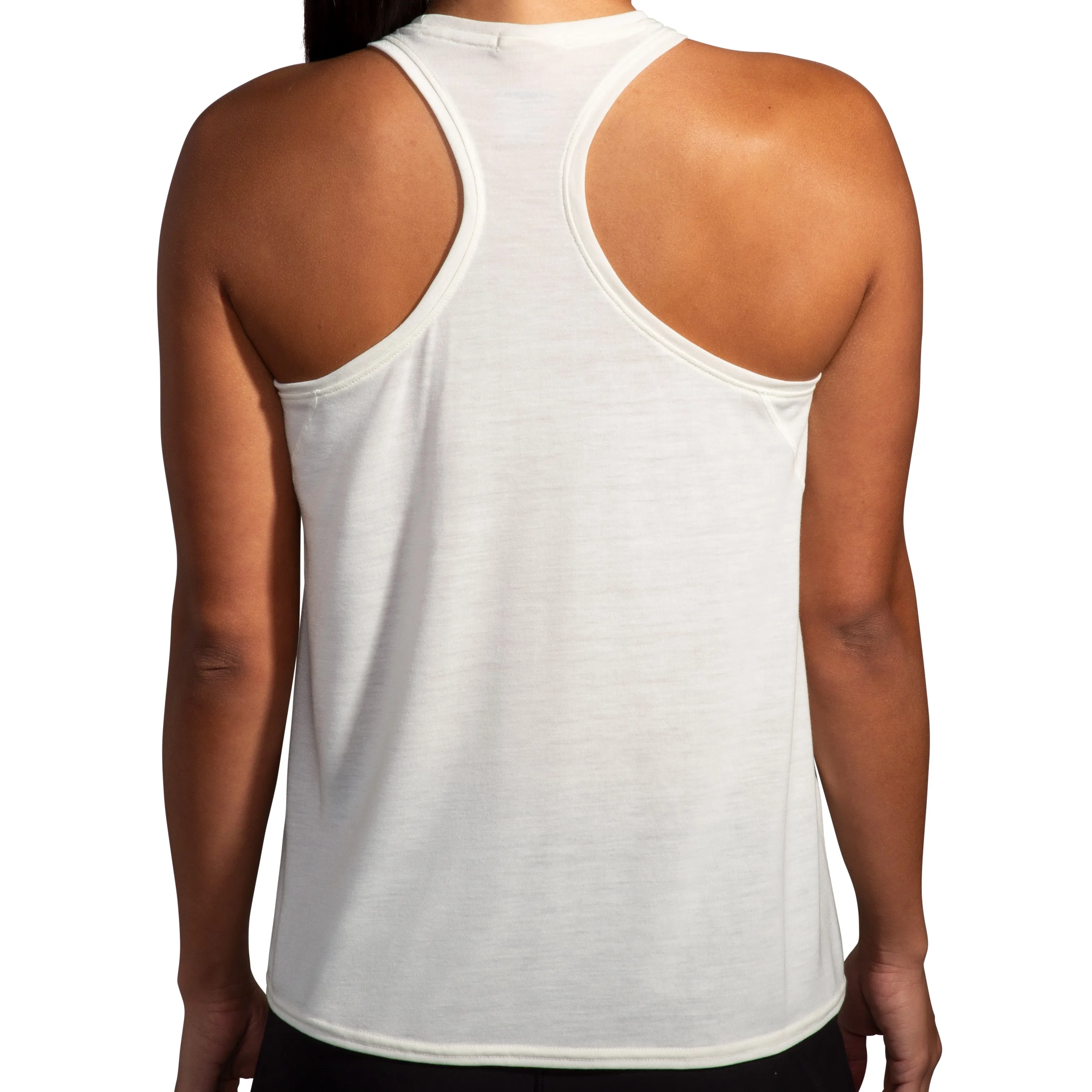 WOMEN'S DISTANCE TANK 3.0 - 137 ECRU/BROOKS - CLEARANCE