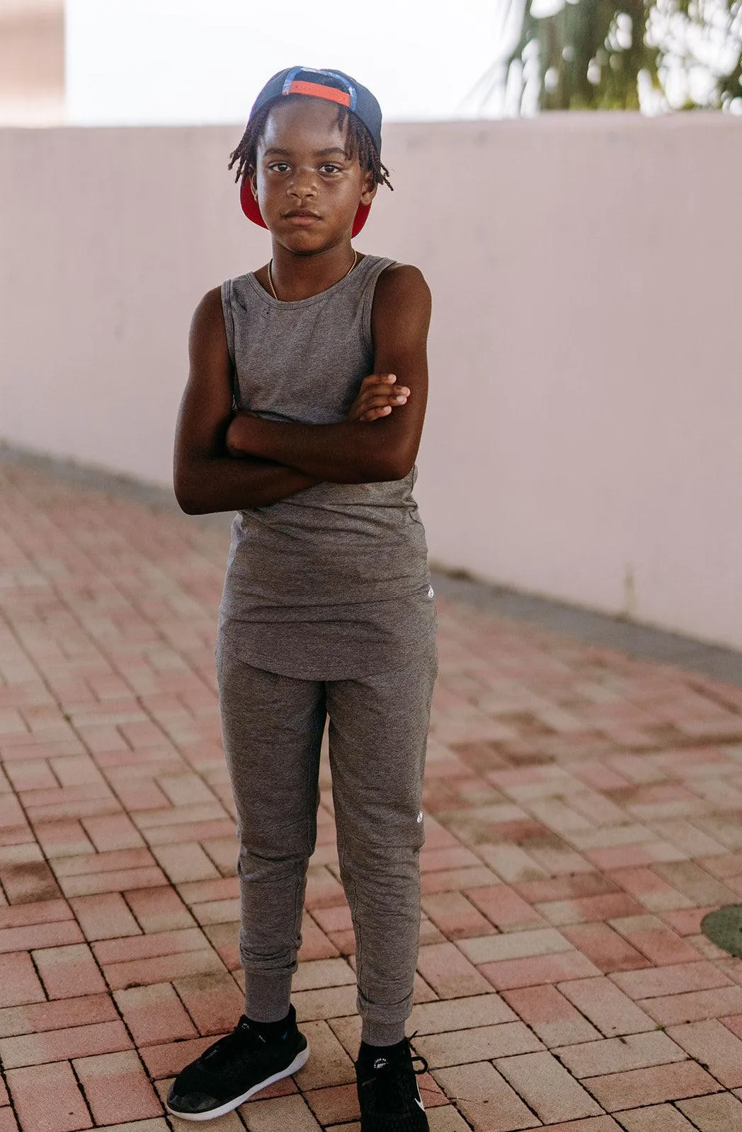 Youth Boys Grey Tank Top